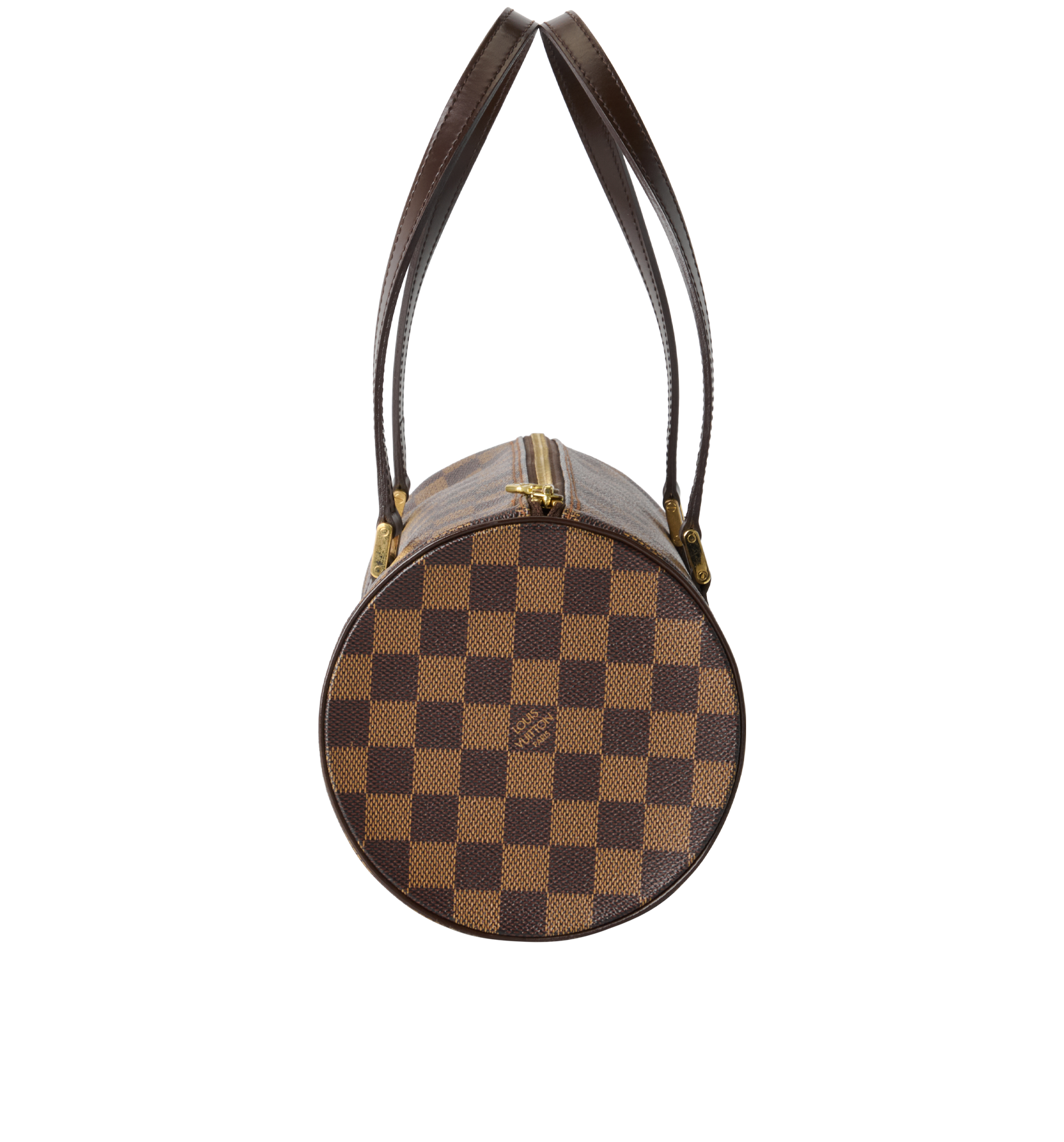 Papillon 30, &pound;650, Handbags, Brown, Canvas, Side view